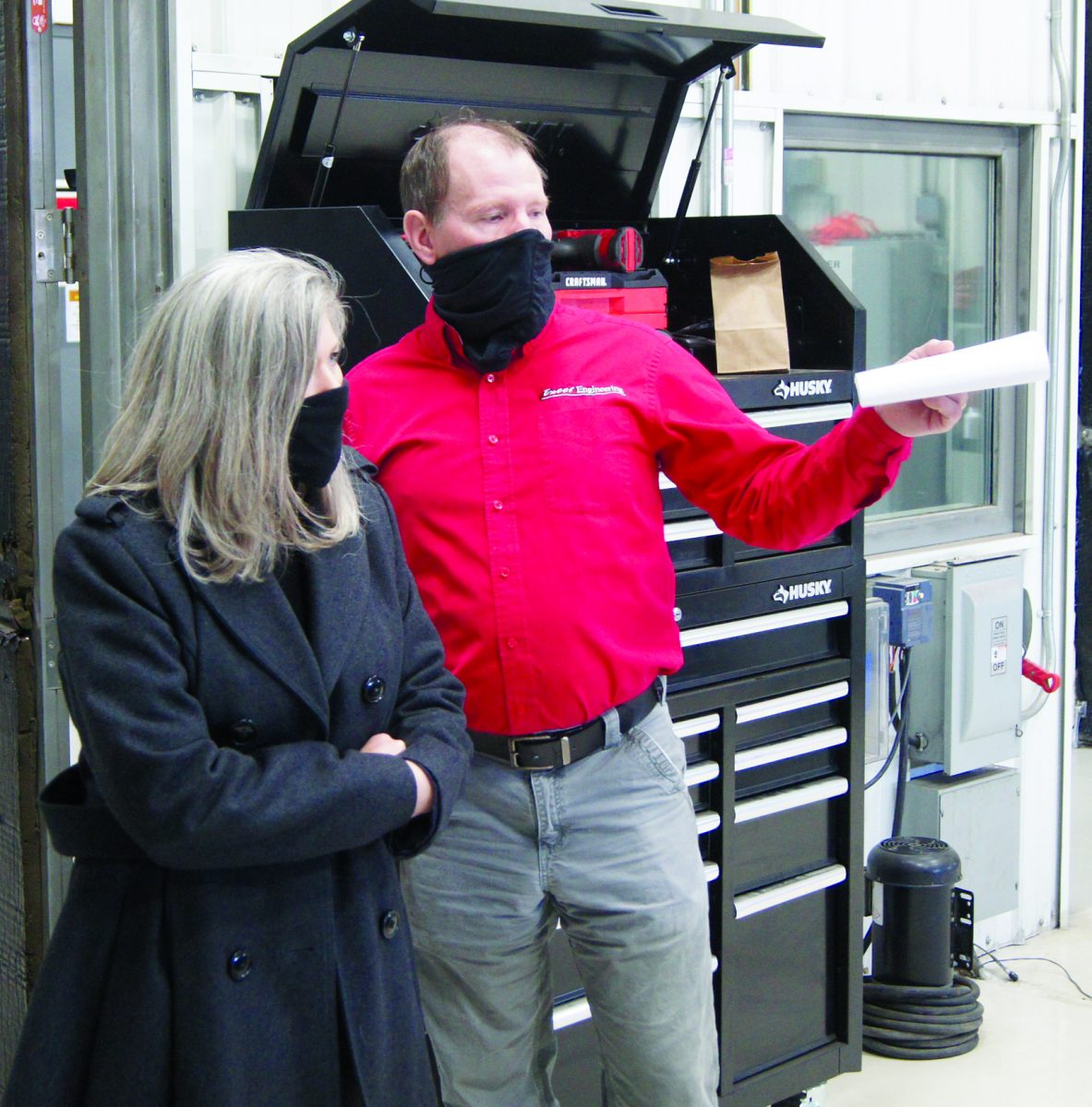 Ernst visits Excel Engineering – Mount Ayr Record News