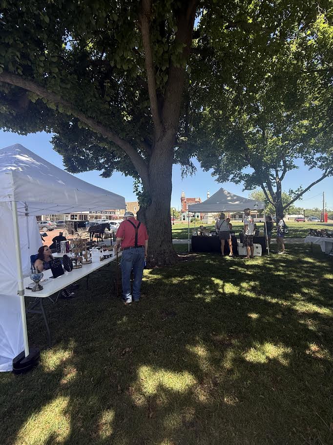 Perfect Weather for the First Farmers Market