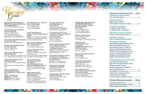 2024-2025 Ringgold County Winter Worship Guide -Church Directory