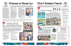 2024-2025 Mount Ayr First Christian Church