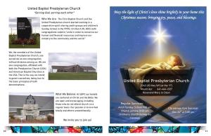 2024-2025 Ringgold County United Baptist Presbyterian Church